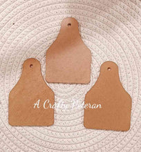 Load image into Gallery viewer, Ear Tag Keychain-Blanks