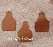 Load image into Gallery viewer, Ear Tag Keychain-Blanks
