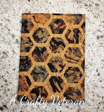 Load image into Gallery viewer, Blue Hexi Notepad Holder