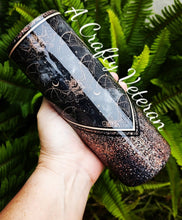 Load image into Gallery viewer, Freakin Bats V-split- Vinyl &amp; Glitter  tumbler
