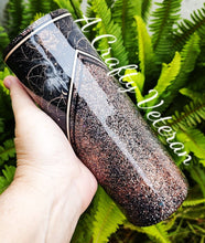 Load image into Gallery viewer, Freakin Bats V-split- Vinyl &amp; Glitter  tumbler
