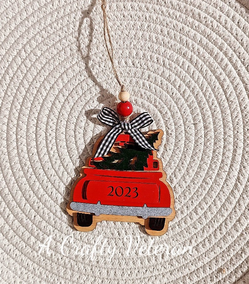 Little Red Truck Ornament