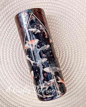 Load image into Gallery viewer, Koi print 20oz- Vinyl and Foils Tumbler
