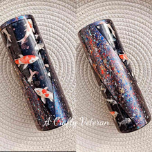 Load image into Gallery viewer, Koi Fish 20oz- Vinyl and Foils Tumbler- DV
