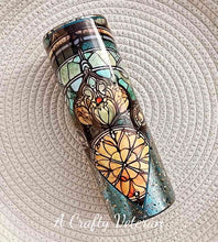Load image into Gallery viewer, Stained Glass Ceiling 20oz- Vinyl and Foils Tumbler
