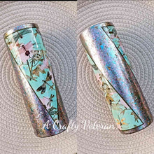 Load image into Gallery viewer, Dragonfly Floral 20oz- Vinyl and Foils Tumbler- DV
