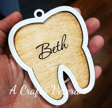 Load image into Gallery viewer, Customizable Tooth Ornament
